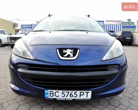 Синий Пежо 207, объемом двигателя 1.4 л и пробегом 250 тыс. км за 3800 $, фото 2 на Automoto.ua