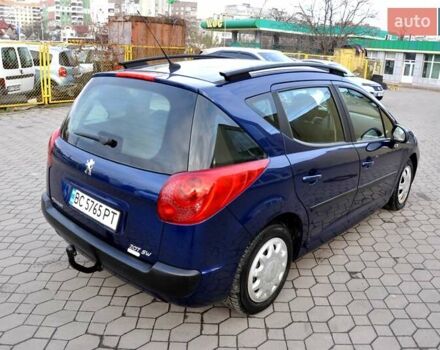 Синий Пежо 207, объемом двигателя 1.4 л и пробегом 250 тыс. км за 3800 $, фото 6 на Automoto.ua