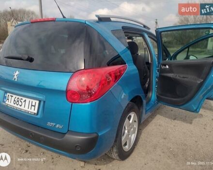 Синий Пежо 207, объемом двигателя 1.4 л и пробегом 240 тыс. км за 5000 $, фото 2 на Automoto.ua
