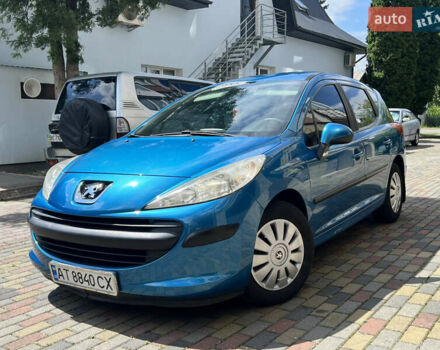Синий Пежо 207, объемом двигателя 1.56 л и пробегом 193 тыс. км за 4400 $, фото 1 на Automoto.ua
