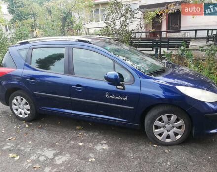 Синий Пежо 207, объемом двигателя 1.4 л и пробегом 212 тыс. км за 4800 $, фото 1 на Automoto.ua