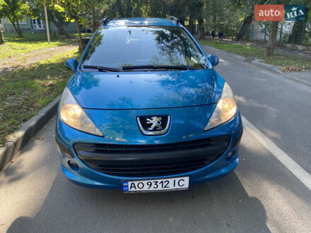 Синій Пежо 207, об'ємом двигуна 1.6 л та пробігом 229 тис. км за 3500 $, фото 1 на Automoto.ua
