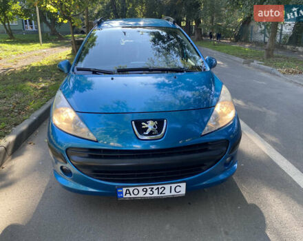 Синій Пежо 207, об'ємом двигуна 1.6 л та пробігом 229 тис. км за 3500 $, фото 1 на Automoto.ua