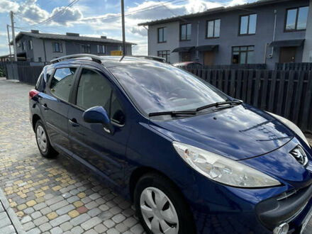 Синий Пежо 207, объемом двигателя 1.6 л и пробегом 94 тыс. км за 6500 $, фото 1 на Automoto.ua