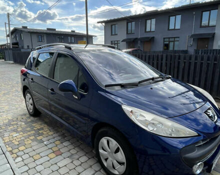 Синий Пежо 207, объемом двигателя 1.6 л и пробегом 94 тыс. км за 6500 $, фото 1 на Automoto.ua