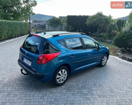 Синий Пежо 207, объемом двигателя 1.56 л и пробегом 290 тыс. км за 3999 $, фото 1 на Automoto.ua
