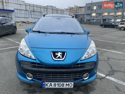Синий Пежо 207, объемом двигателя 1.6 л и пробегом 104 тыс. км за 5250 $, фото 1 на Automoto.ua