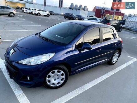 Синий Пежо 207, объемом двигателя 1.36 л и пробегом 186 тыс. км за 5300 $, фото 1 на Automoto.ua