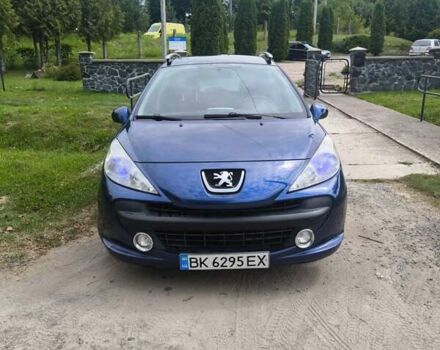 Синий Пежо 207, объемом двигателя 1.6 л и пробегом 192 тыс. км за 4300 $, фото 1 на Automoto.ua