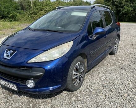 Синий Пежо 207, объемом двигателя 1.4 л и пробегом 185 тыс. км за 3800 $, фото 1 на Automoto.ua