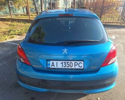 Синий Пежо 207, объемом двигателя 1.4 л и пробегом 260 тыс. км за 4500 $, фото 1 на Automoto.ua