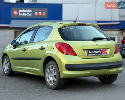 Зелений Пежо 207, об'ємом двигуна 1.4 л та пробігом 118 тис. км за 4990 $, фото 5 на Automoto.ua