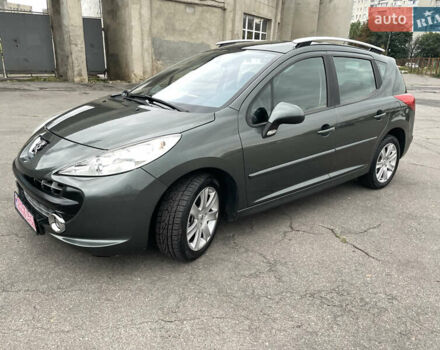 Зелений Пежо 207, об'ємом двигуна 1.6 л та пробігом 136 тис. км за 5550 $, фото 3 на Automoto.ua