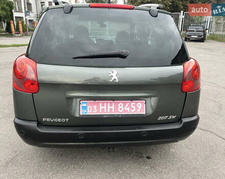 Зелений Пежо 207, об'ємом двигуна 1.6 л та пробігом 136 тис. км за 5550 $, фото 25 на Automoto.ua