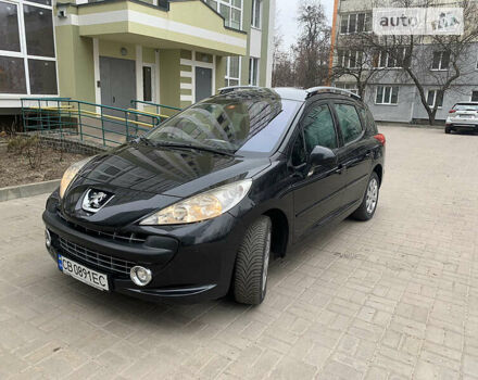 Чорний Пежо 207 SW, об'ємом двигуна 1.6 л та пробігом 216 тис. км за 4499 $, фото 1 на Automoto.ua