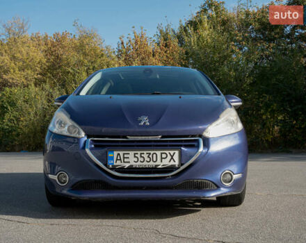 Синий Пежо 208, объемом двигателя 1.6 л и пробегом 130 тыс. км за 7400 $, фото 1 на Automoto.ua