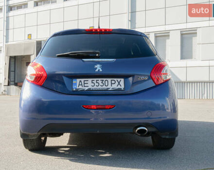 Синий Пежо 208, объемом двигателя 1.6 л и пробегом 130 тыс. км за 7400 $, фото 4 на Automoto.ua