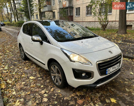 Белый Пежо 3008, объемом двигателя 1.56 л и пробегом 217 тыс. км за 12999 $, фото 1 на Automoto.ua