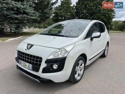Белый Пежо 3008, объемом двигателя 1.6 л и пробегом 185 тыс. км за 8790 $, фото 1 на Automoto.ua