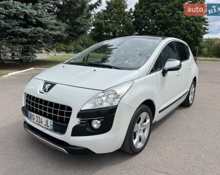 Белый Пежо 3008, объемом двигателя 1.6 л и пробегом 185 тыс. км за 8990 $, фото 1 на Automoto.ua