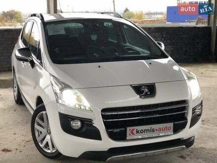 Белый Пежо 3008, объемом двигателя 2 л и пробегом 204 тыс. км за 9899 $, фото 1 на Automoto.ua