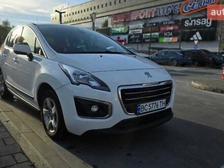 Белый Пежо 3008, объемом двигателя 1.56 л и пробегом 335 тыс. км за 10500 $, фото 1 на Automoto.ua