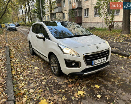 Белый Пежо 3008, объемом двигателя 1.56 л и пробегом 217 тыс. км за 12999 $, фото 1 на Automoto.ua