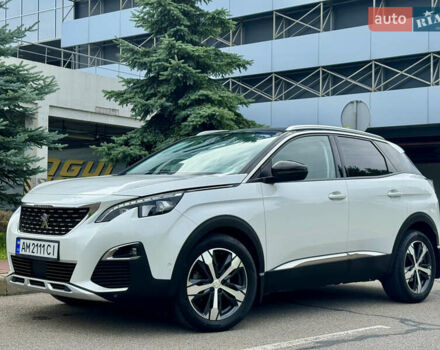 Білий Пежо 3008, об'ємом двигуна 2 л та пробігом 185 тис. км за 18999 $, фото 1 на Automoto.ua