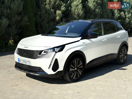 Пежо 3008 2022 в Самборе на Automoto.ua Белый Пежо 3008, объемом двигателя 1.6 л и пробегом 38 тыс. км за 28200 $, фото 1 на Automoto.ua