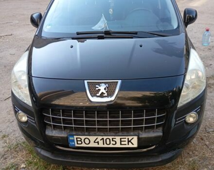 Черный Пежо 3008, объемом двигателя 1.6 л и пробегом 218 тыс. км за 6400 $, фото 2 на Automoto.ua