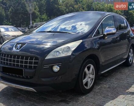 Черный Пежо 3008, объемом двигателя 1.6 л и пробегом 198 тыс. км за 6799 $, фото 1 на Automoto.ua