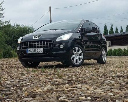 Черный Пежо 3008, объемом двигателя 1.6 л и пробегом 165 тыс. км за 8600 $, фото 1 на Automoto.ua