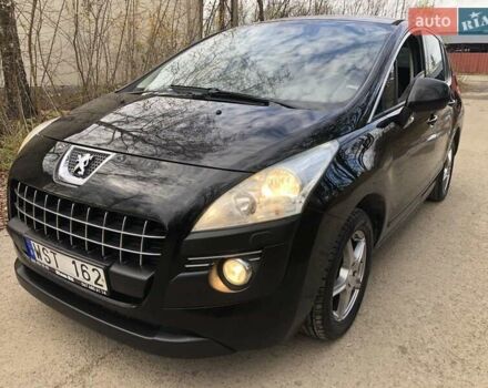 Черный Пежо 3008, объемом двигателя 1.6 л и пробегом 249 тыс. км за 7500 $, фото 1 на Automoto.ua
