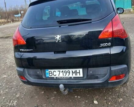 Черный Пежо 3008, объемом двигателя 1.6 л и пробегом 214 тыс. км за 6500 $, фото 1 на Automoto.ua