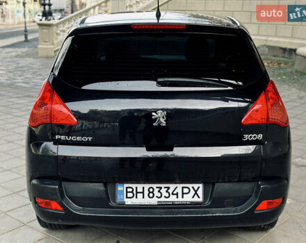 Черный Пежо 3008, объемом двигателя 1.6 л и пробегом 118 тыс. км за 5900 $, фото 4 на Automoto.ua