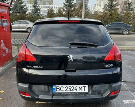 Чорний Пежо 3008, об'ємом двигуна 2 л та пробігом 190 тис. км за 10500 $, фото 4 на Automoto.ua