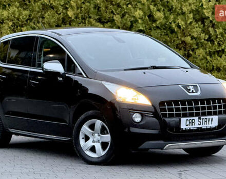 Черный Пежо 3008, объемом двигателя 1.6 л и пробегом 194 тыс. км за 9500 $, фото 1 на Automoto.ua