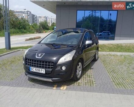 Черный Пежо 3008, объемом двигателя 1.56 л и пробегом 242 тыс. км за 8750 $, фото 4 на Automoto.ua