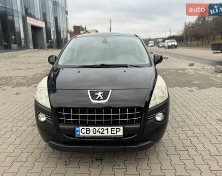 Черный Пежо 3008, объемом двигателя 1.56 л и пробегом 195 тыс. км за 7800 $, фото 1 на Automoto.ua