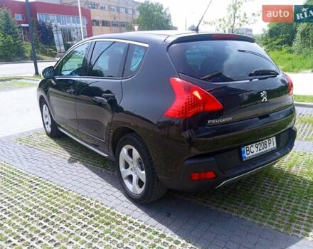 Черный Пежо 3008, объемом двигателя 1.56 л и пробегом 242 тыс. км за 8750 $, фото 7 на Automoto.ua