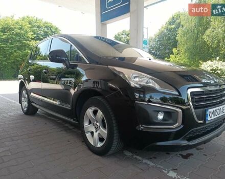 Черный Пежо 3008, объемом двигателя 1.6 л и пробегом 190 тыс. км за 10400 $, фото 9 на Automoto.ua