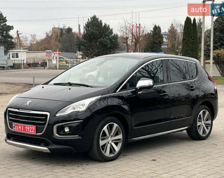 Черный Пежо 3008, объемом двигателя 1.6 л и пробегом 249 тыс. км за 12800 $, фото 1 на Automoto.ua