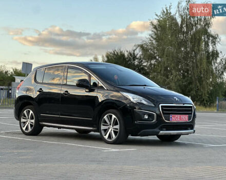 Черный Пежо 3008, объемом двигателя 1.6 л и пробегом 178 тыс. км за 12400 $, фото 1 на Automoto.ua