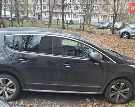 Черный Пежо 3008, объемом двигателя 1.56 л и пробегом 219 тыс. км за 12500 $, фото 1 на Automoto.ua