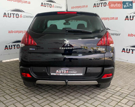 Черный Пежо 3008, объемом двигателя 1.6 л и пробегом 214 тыс. км за 12450 $, фото 3 на Automoto.ua