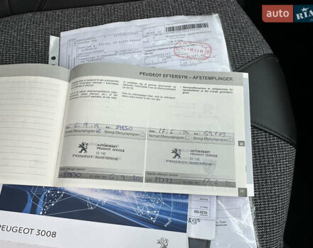 Черный Пежо 3008, объемом двигателя 1.5 л и пробегом 254 тыс. км за 17900 $, фото 88 на Automoto.ua