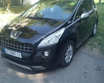 Черный Пежо 3008, объемом двигателя 1.56 л и пробегом 226 тыс. км за 8200 $, фото 1 на Automoto.ua