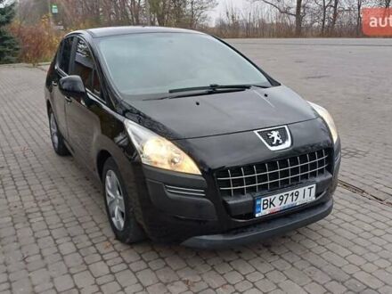 Черный Пежо 3008, объемом двигателя 1.6 л и пробегом 244 тыс. км за 6950 $, фото 1 на Automoto.ua