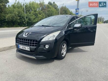 Черный Пежо 3008, объемом двигателя 1.6 л и пробегом 183 тыс. км за 9600 $, фото 1 на Automoto.ua