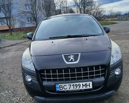 Черный Пежо 3008, объемом двигателя 1.6 л и пробегом 214 тыс. км за 6500 $, фото 1 на Automoto.ua